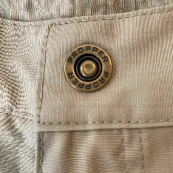 Proper RevTac Pant Men’s Duty Cargo Pants Ripstop NWOT Size 20/42” Pockets Beige - Picture 8 of 12
